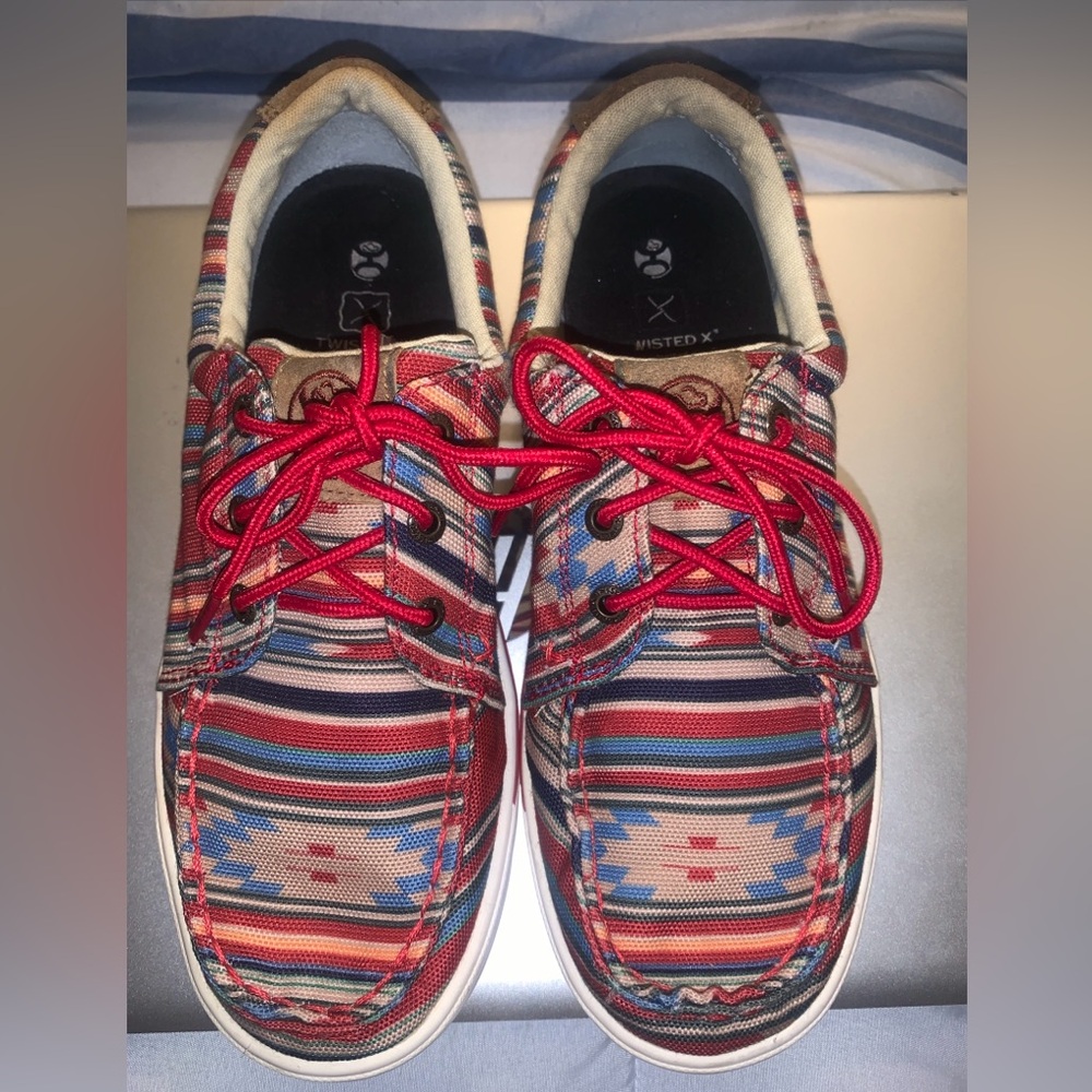 Twisted X Multicolor Patterned Sneakers - image 1